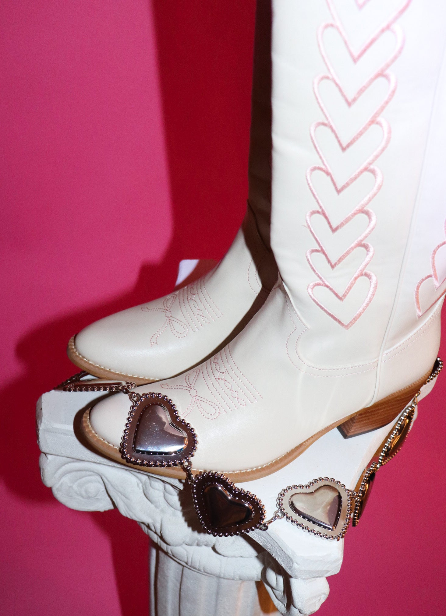 Adore heart boots