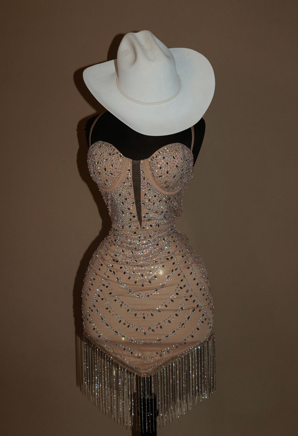 Highland Cowgirl rhinestone dress