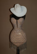 Highland Cowgirl rhinestone dress