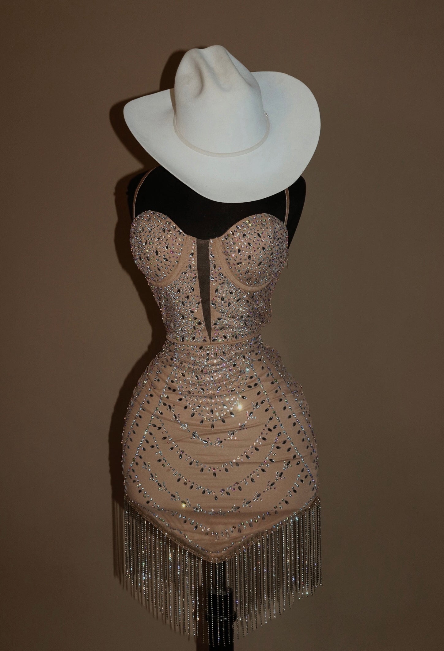 Highland Cowgirl rhinestone dress