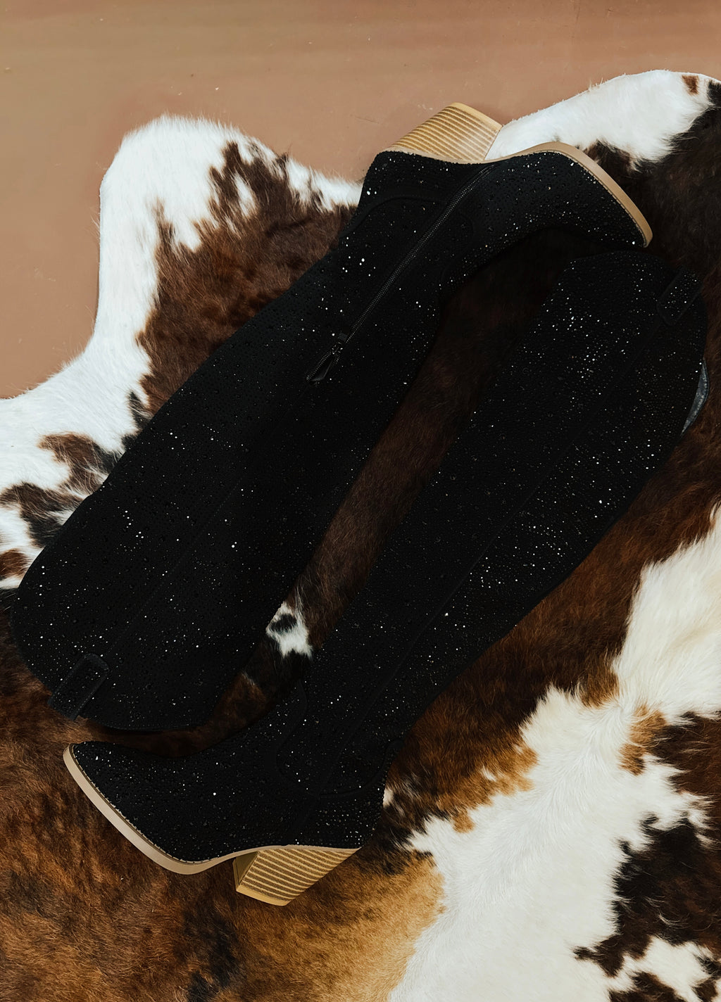 Ace rhinestone boots