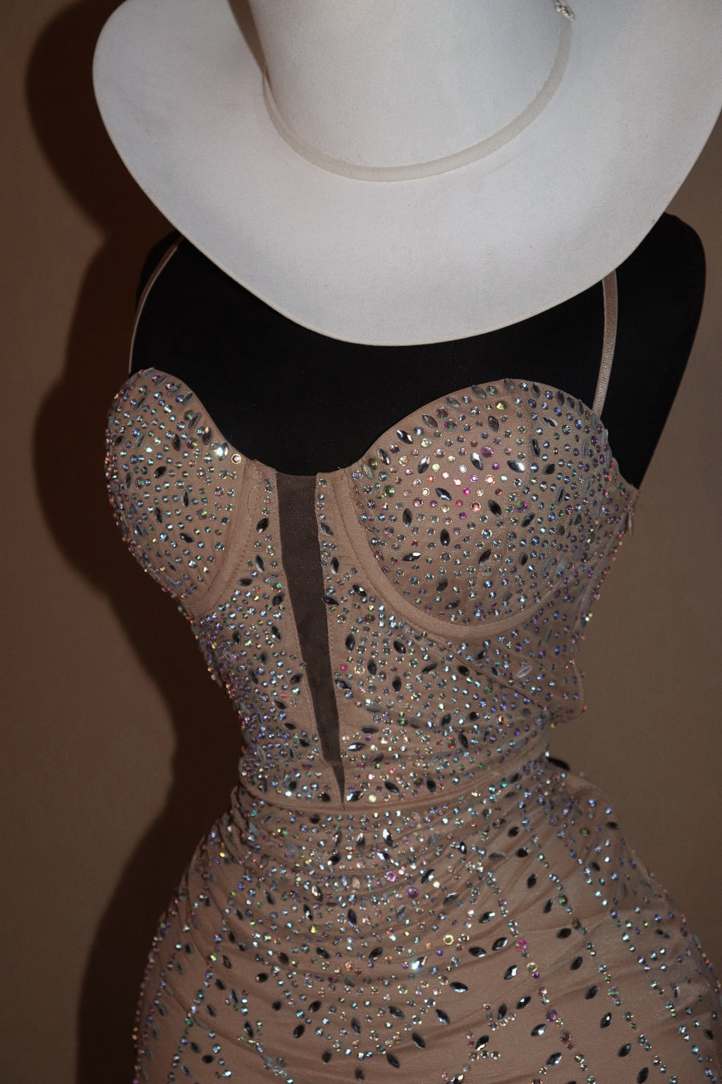 Highland Cowgirl rhinestone dress